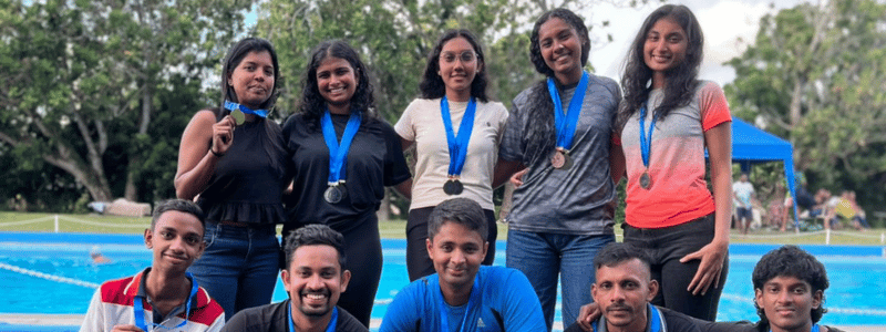 Walkers & Whittalls Swimming Team Secures 15 Medals at JKH Intercompany Meet