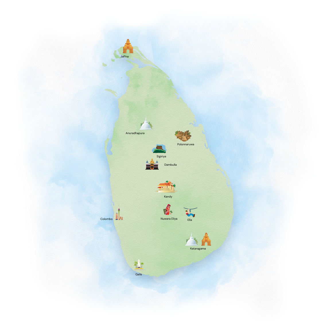 Cultural Tours map